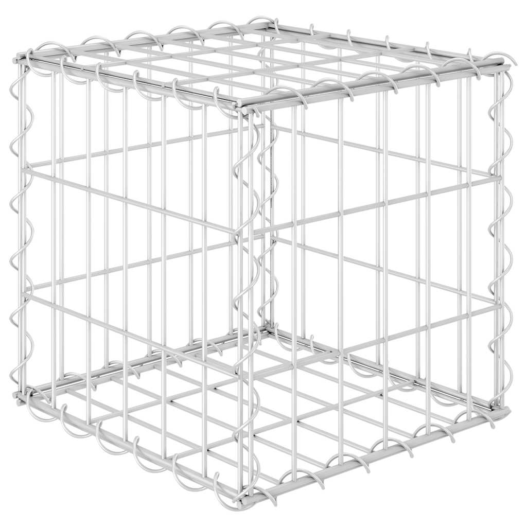 Cube Gabion Raised Bed, 30 cm