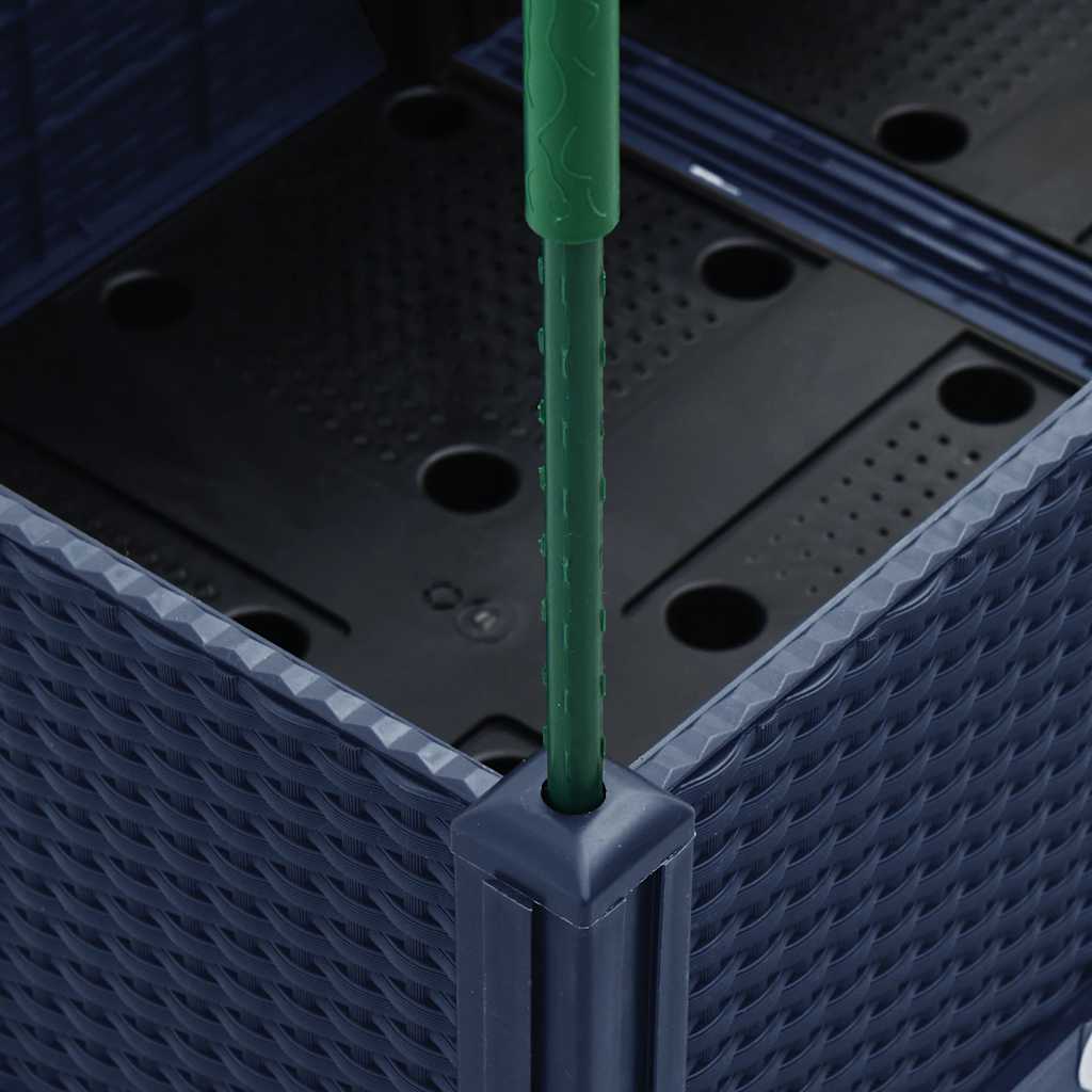 Pflanzkübel aus Polypropylen mit Rankgitter für Kletterpflanzen – Langlebige Gartendekoration_voghion.com