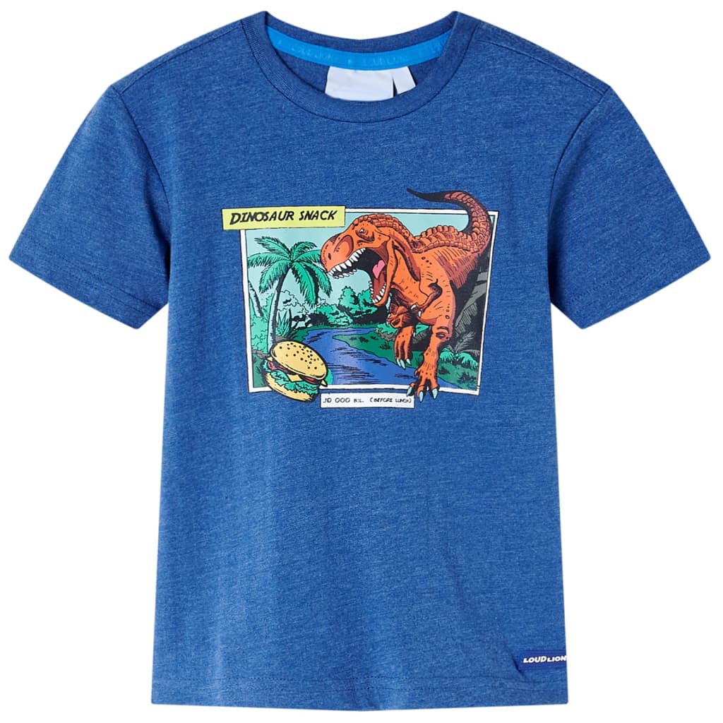 Children's T-shirt Dark Blue Melange 104 Children's T-shirt Dark Blue Melange 116