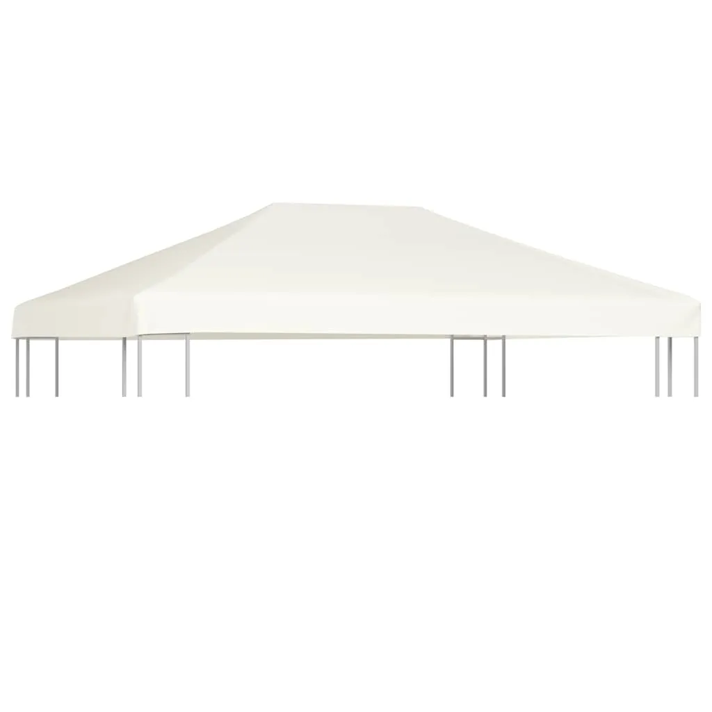 Pavilion Roof 310 g/m² 4x3 m Cream White - White