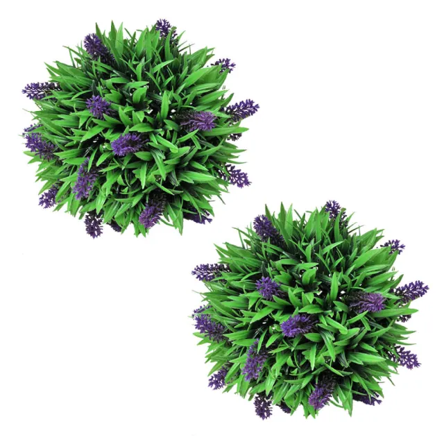 Boxwood Ball with Lavender, . Artificial, 28 28 Cm - Shop at LoveMi