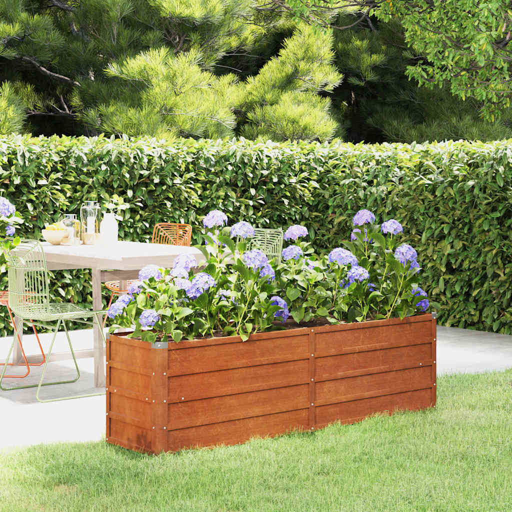 Corten Steel Raised Garden Bed, picture 9 of 12