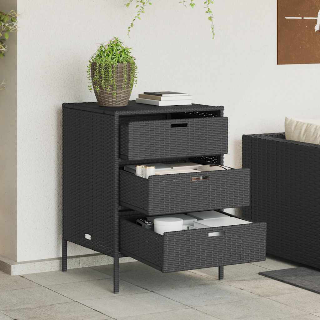 Garden Cabinet 55x Poly Rattan Garden Cabinet 55x Product Image