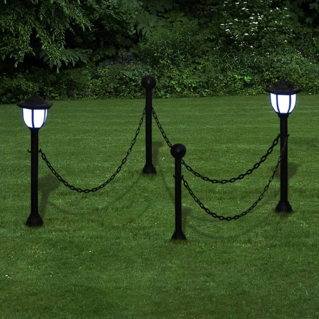 2x LED Lamp Solar Light Outdoor Garden