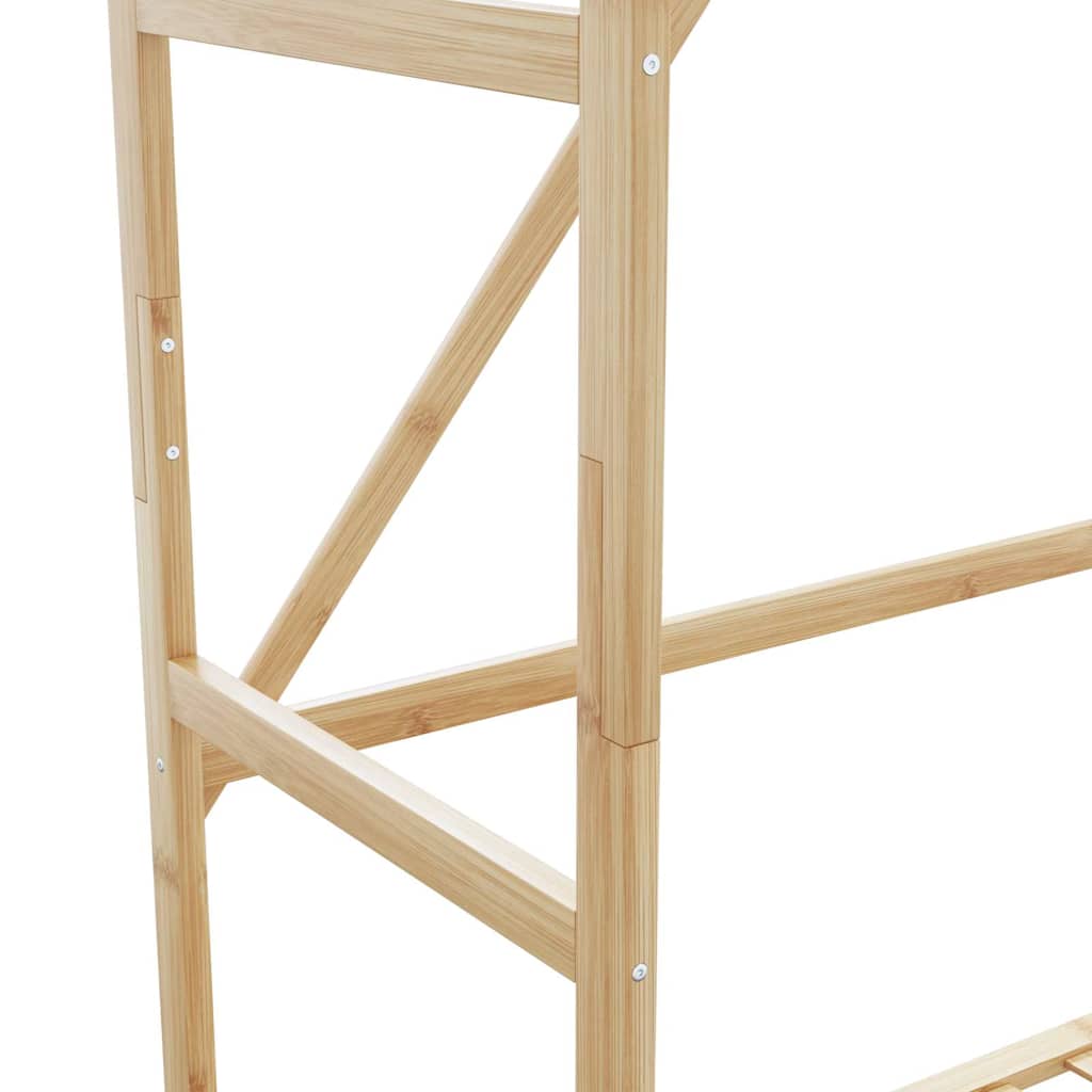   Clothes Rack with Shelves and Wheels 90x40x179.5 cm