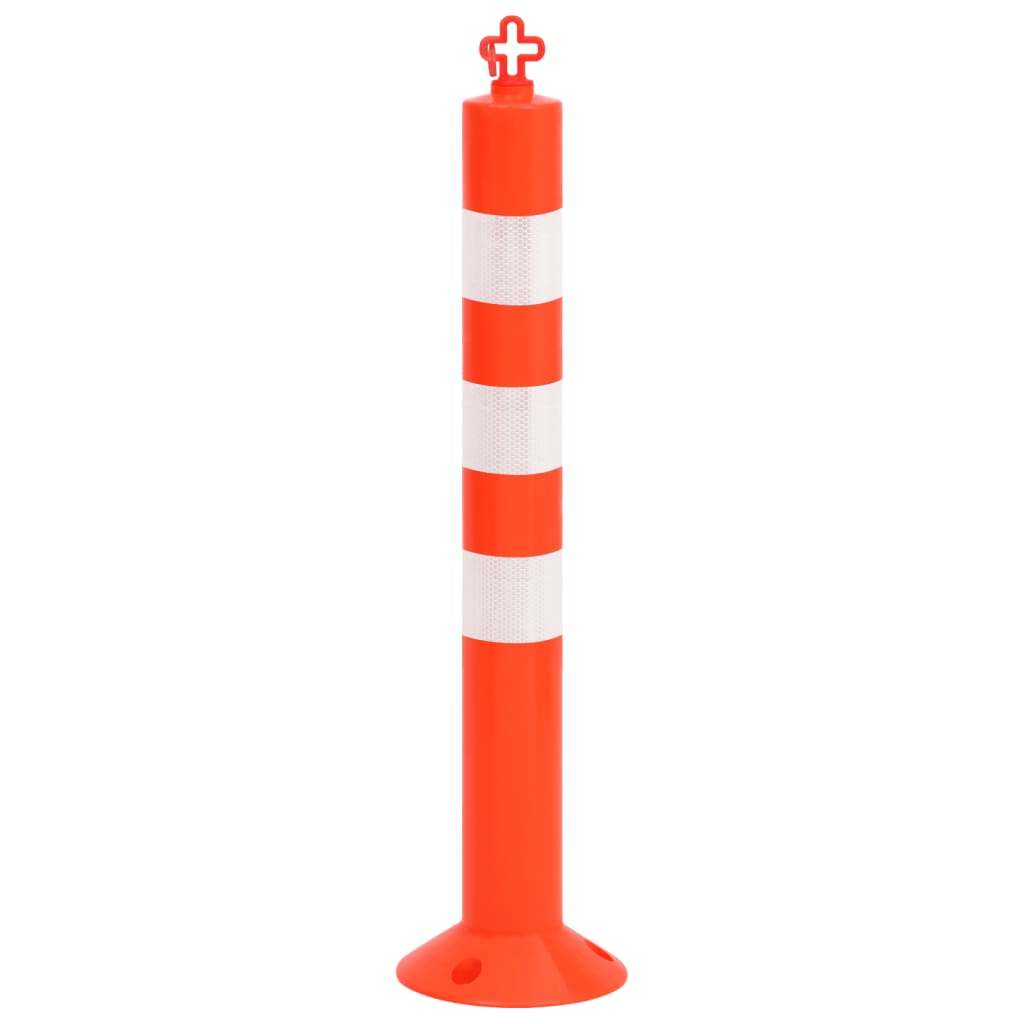   bollards, 10 pieces, with chain, 75 cm