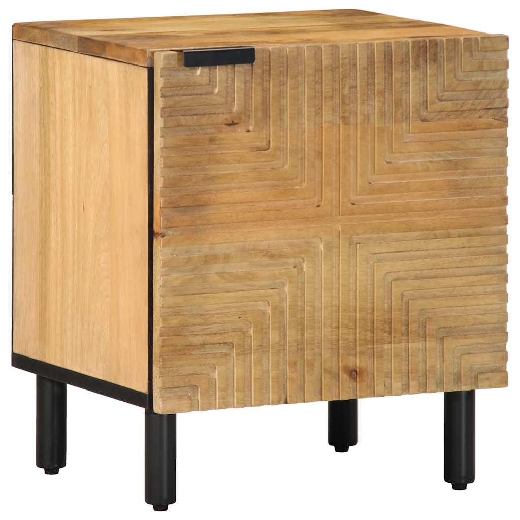 bedside tables, 2 pieces, 40x solid mango wood, Product Image