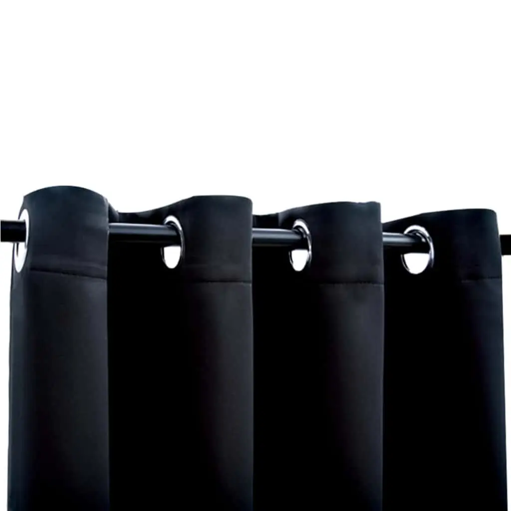 blackout curtains with metal eyelets, 2 pieces.   blackout curtains