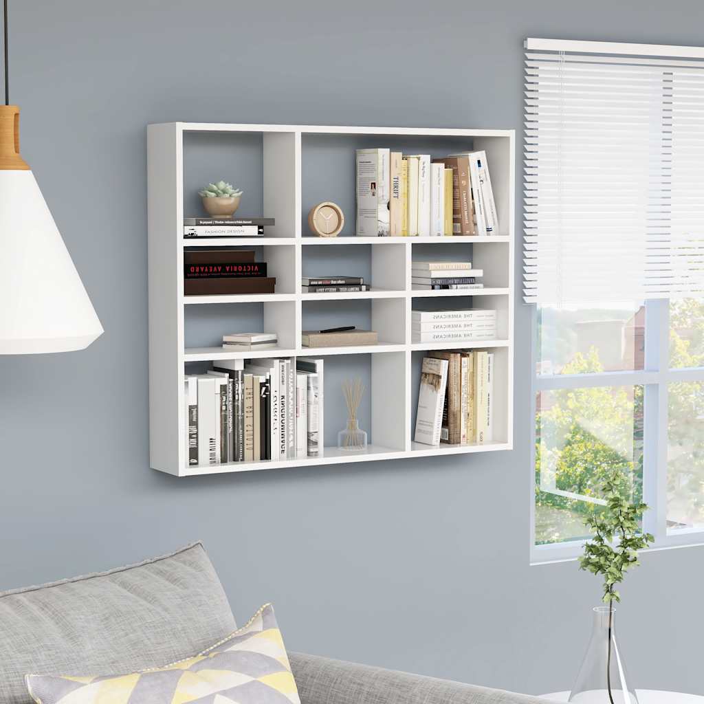 Wall Shelf with 10 Compartments, picture 3 of 9