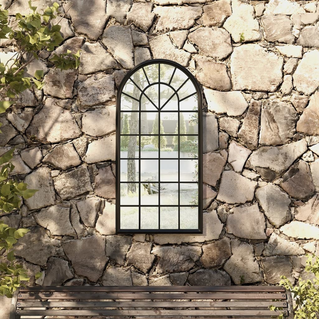 Garden Mirror Iron Black - Shop at LoveMi