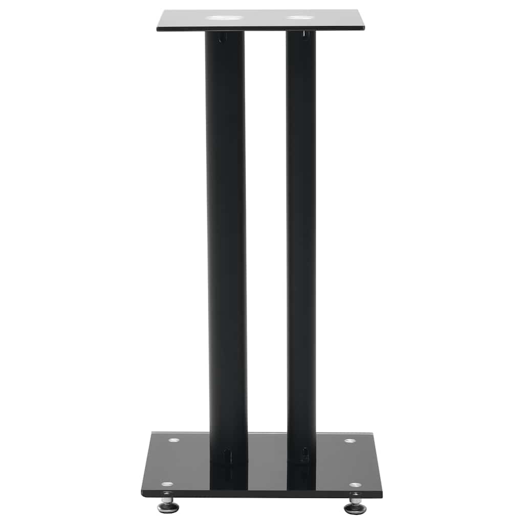   Speaker Stands, 2-Pack, Double Column Design, Tempered Glass