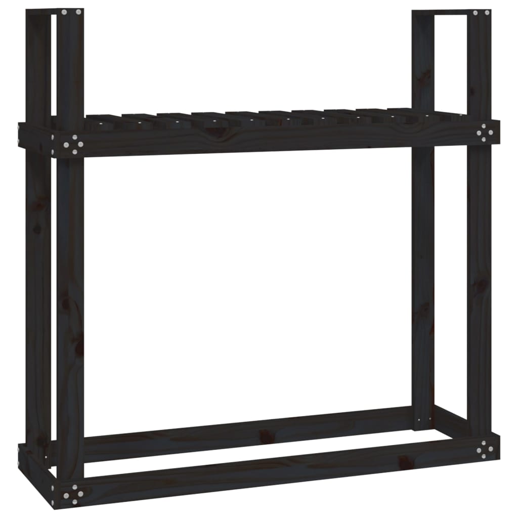   Firewood Rack 110x35x108.5 cm Solid Pine Wood