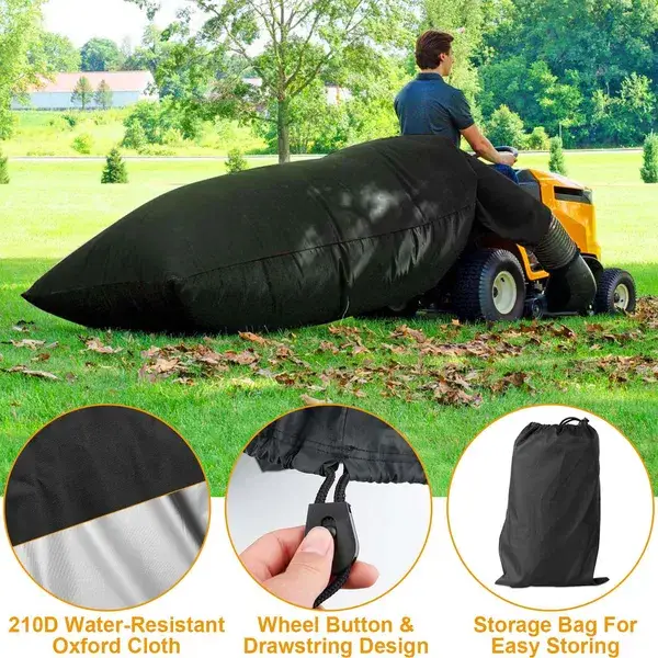 Lawn Tractor Leaf Bag 54 Cubic Feet Standard Garden Waste Collection Bag With 112in Opening