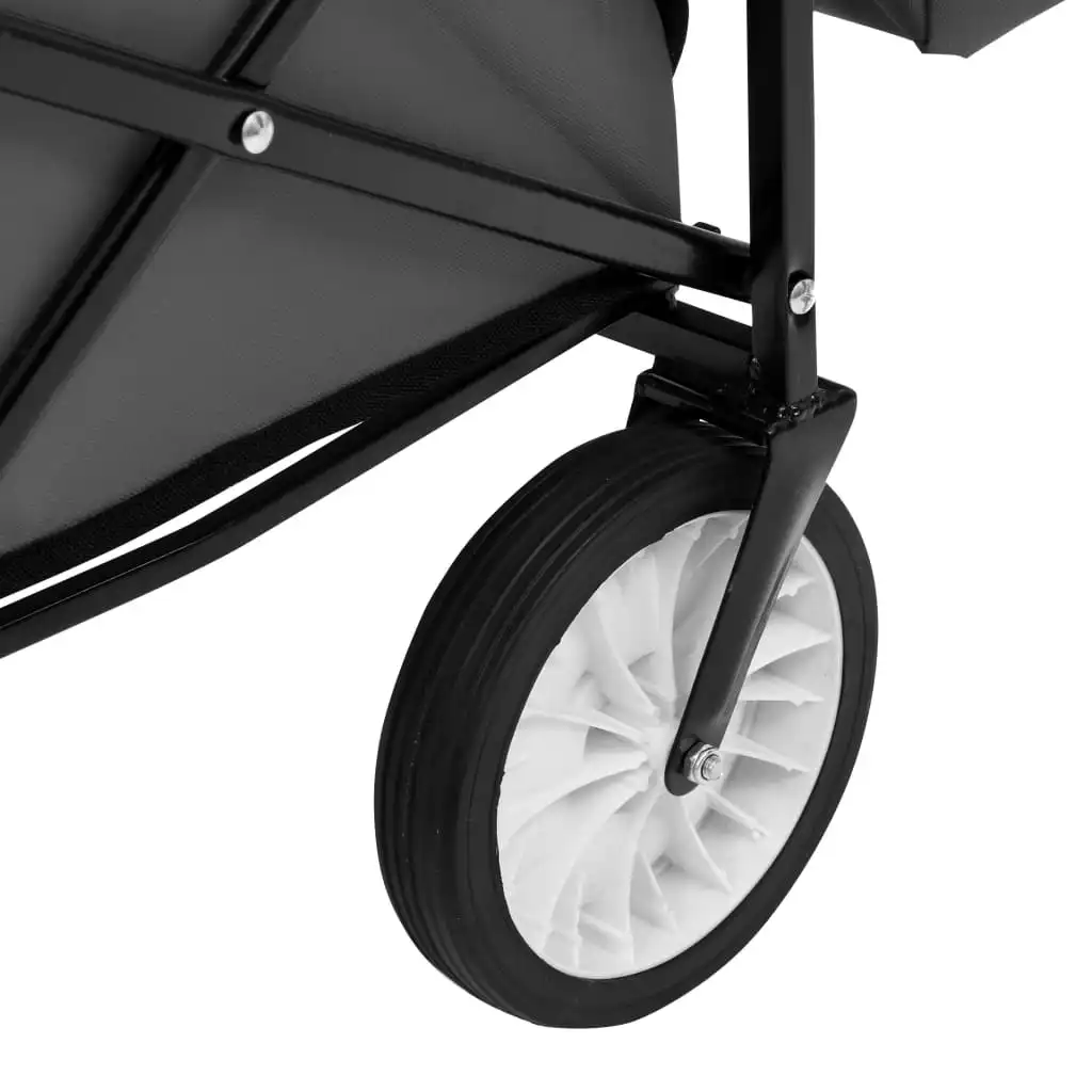 Folding Handcart with Sun Canopy