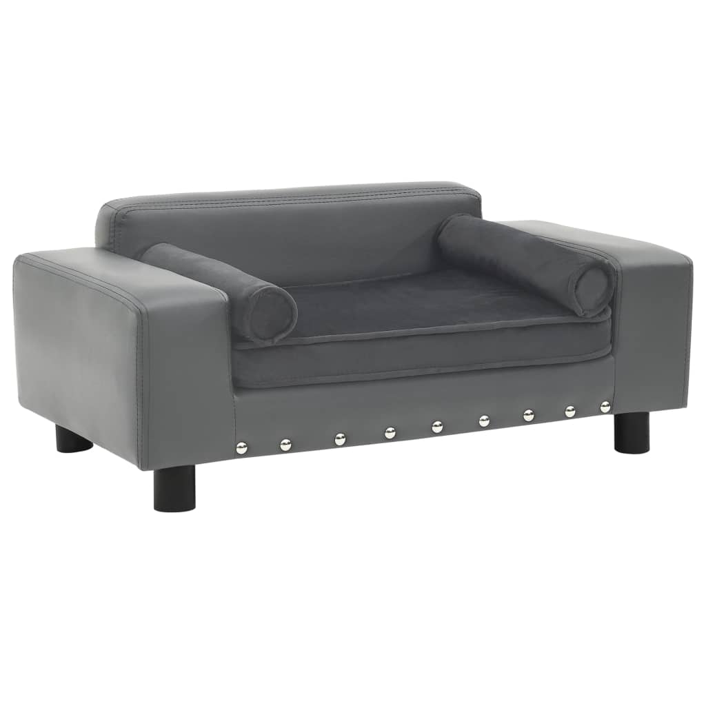   Dog Sofa 81x Plush and Faux Leather