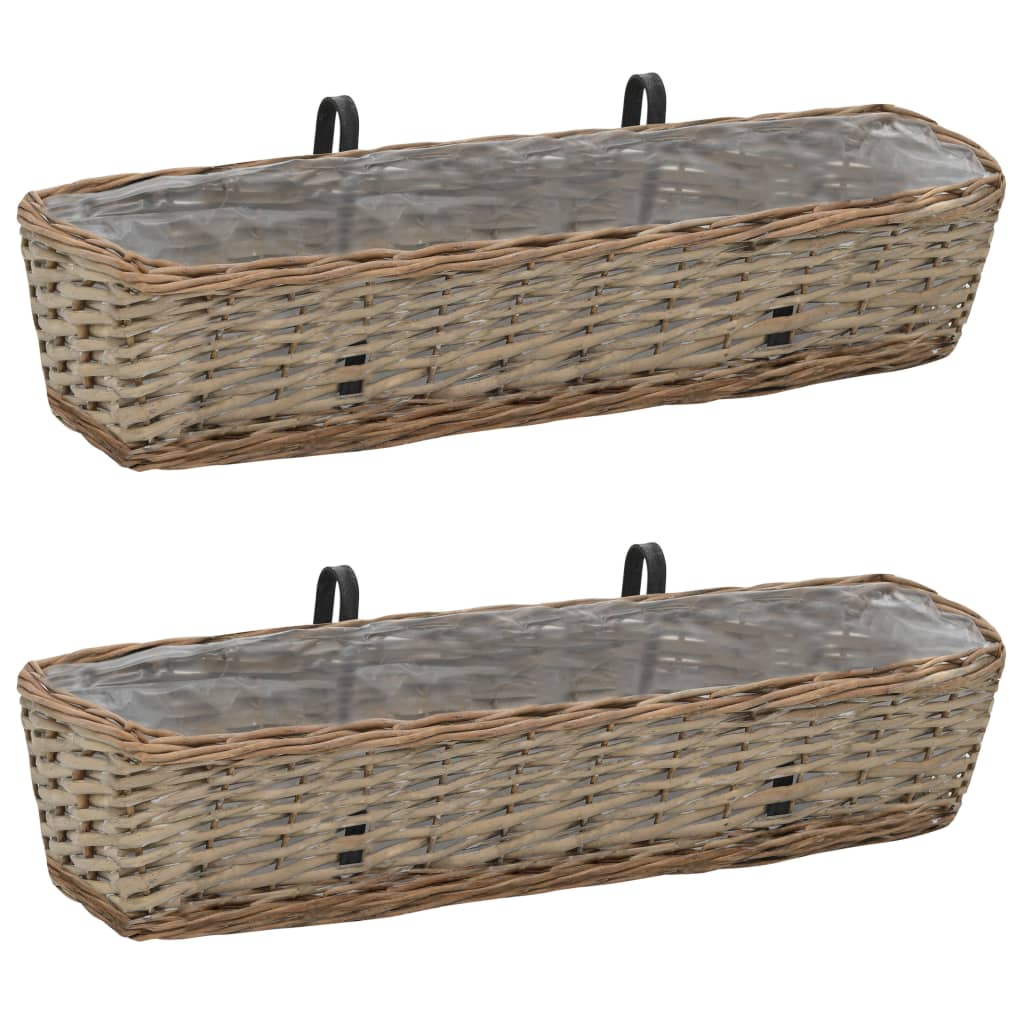 Willow Balcony Planters, Set of 2, picture 6 of 6