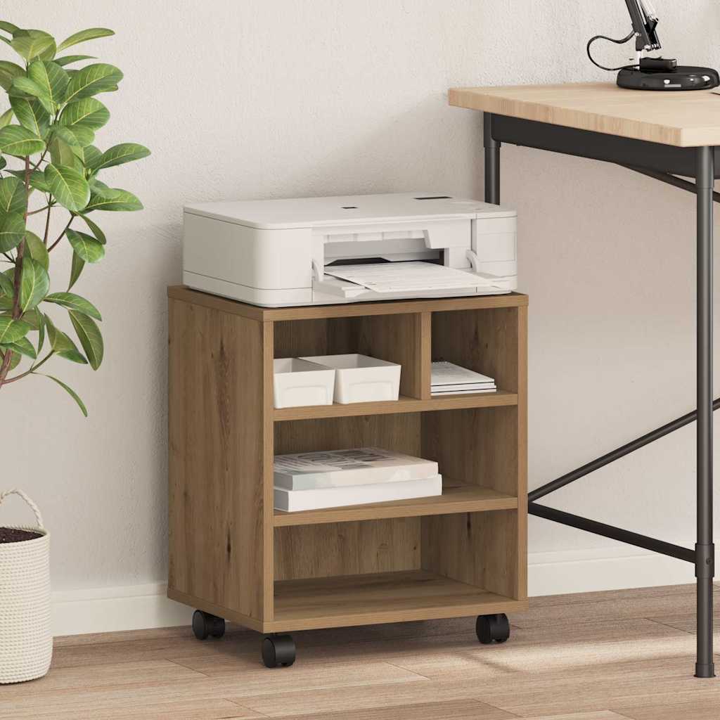 printer stand with wheels 41x   printer stand with – Artisan Oak