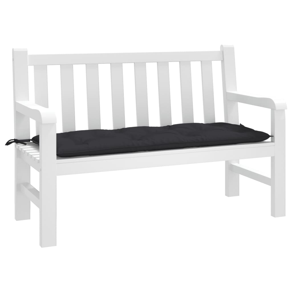 Garden Bench Cushion Anthracite Oxford Fabric Garden Bench Cushion Black - Shop at LoveMi