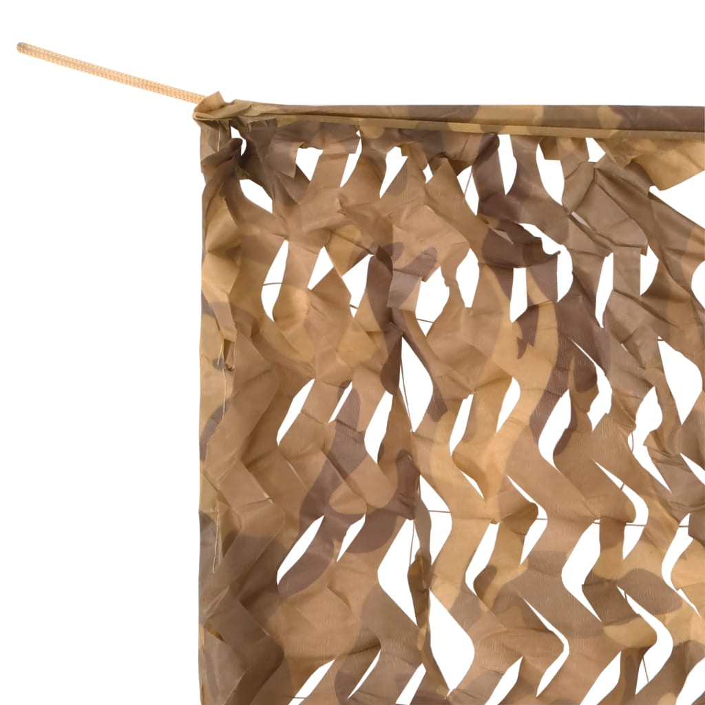 camouflage net with storage bag, sand color;   camouflage net with