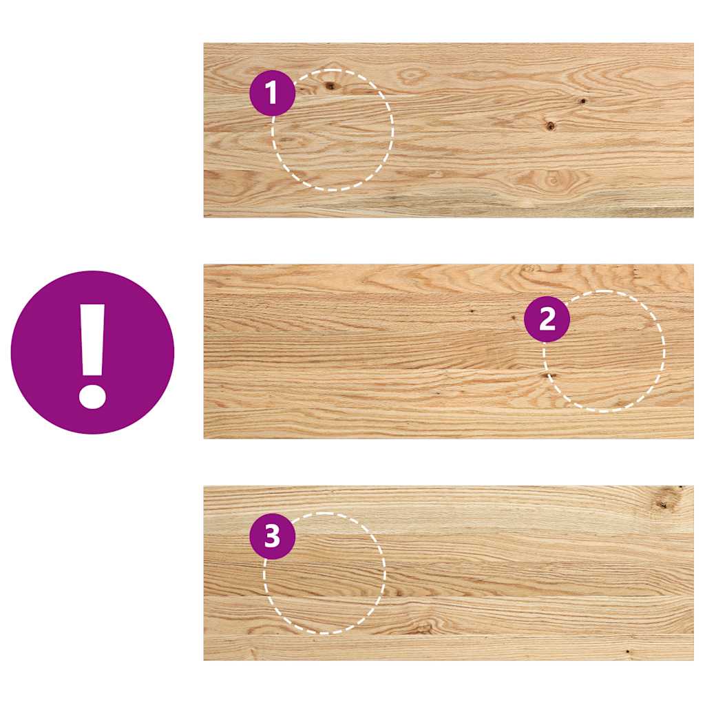   Stair Treads 2 pcs. Untreated 70x Solid Oak Wood