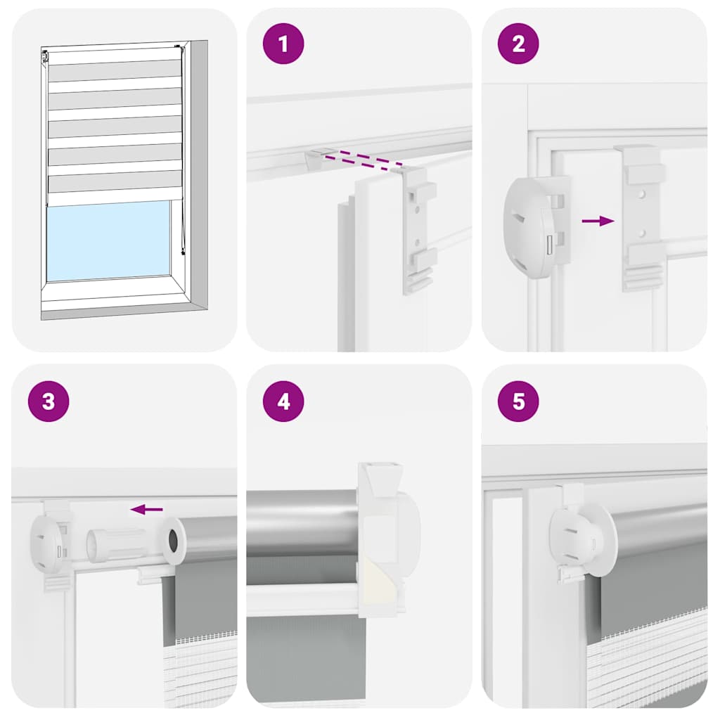 Double roller blind side pull Duo double roller blind Double roller blind side pull Double roller blind Double roller blind