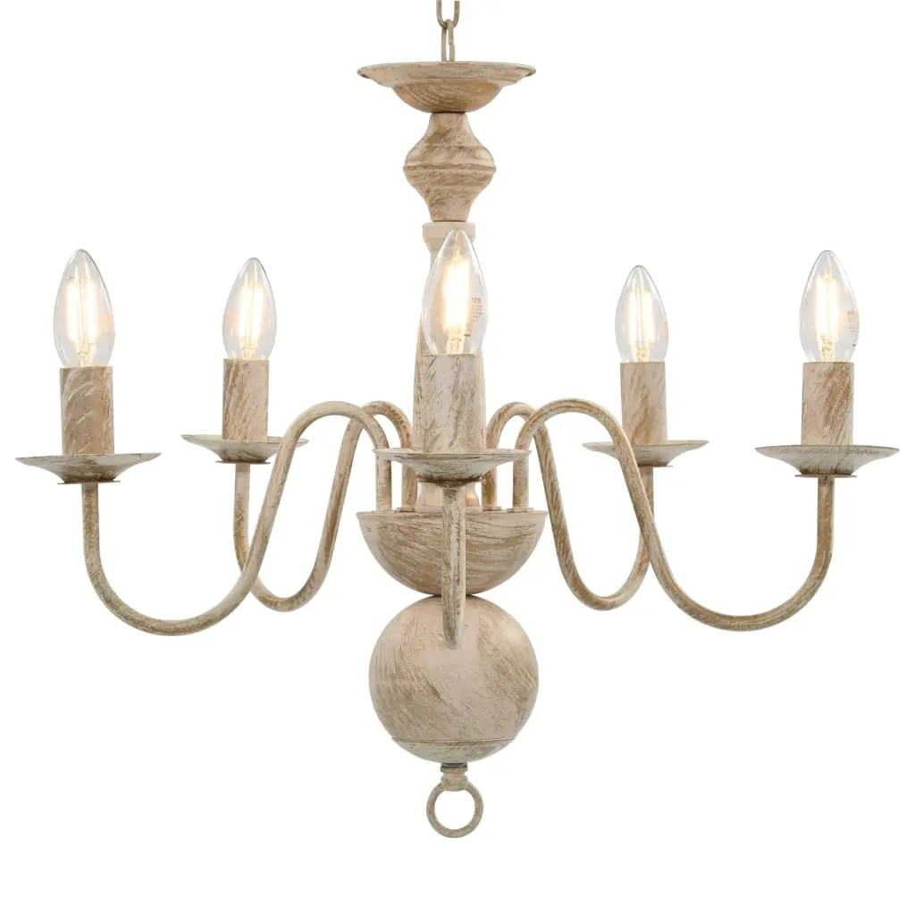 Antique Chandelier 5×E14 Bulbs