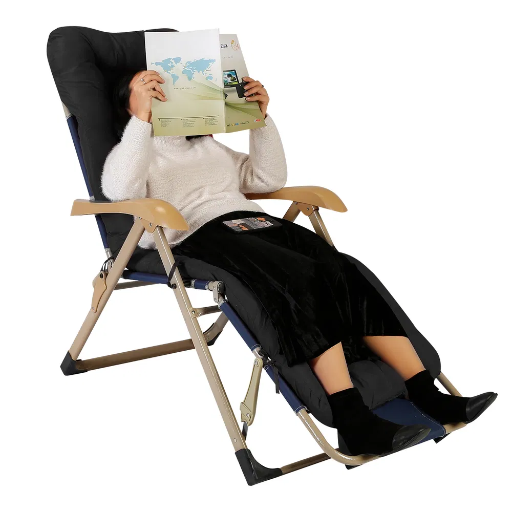 67x22in Chaise Lounger Cushion Recliner Rocking Chair Sofa Mat Deck Chair Cushion image 10
