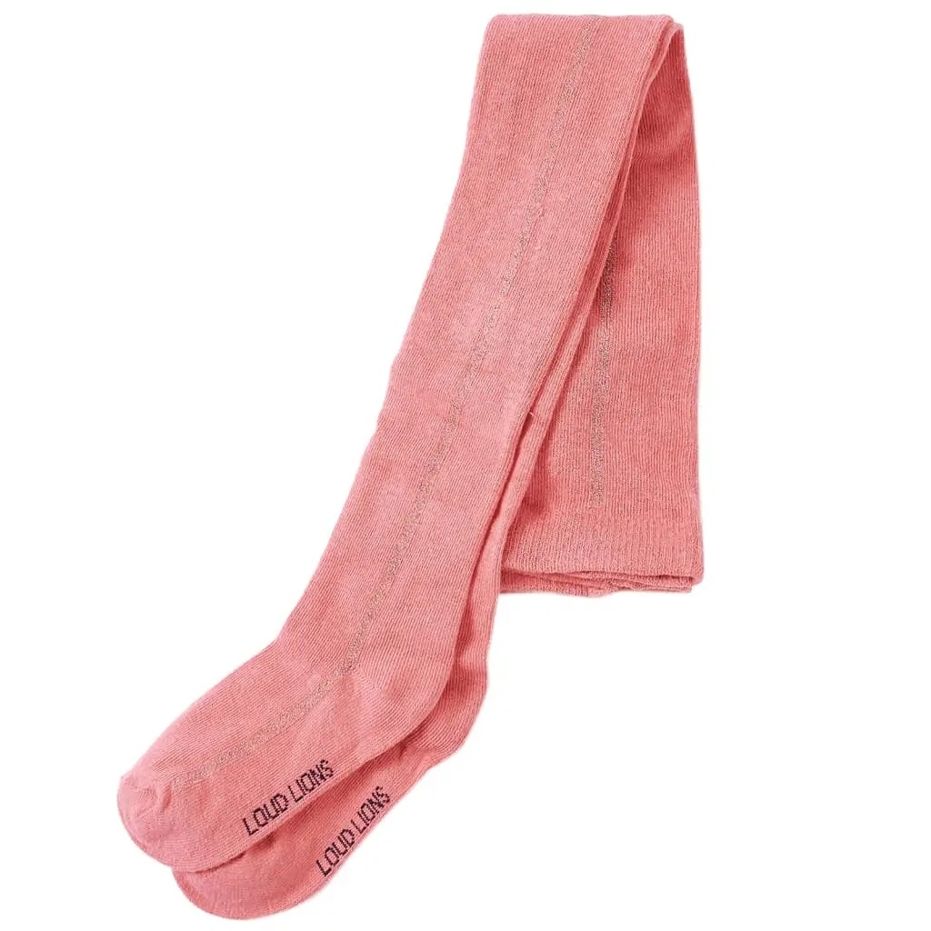 Children's tights, antique rose, size 104; Children's tights, antique rose, size 116; Children's tights, antique rose