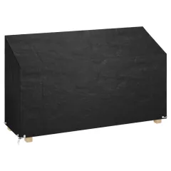 cover for garden bench, 8 eyelets, 130x70x70/88 cm - 210 X 70 X 70/88 Cm - View 1