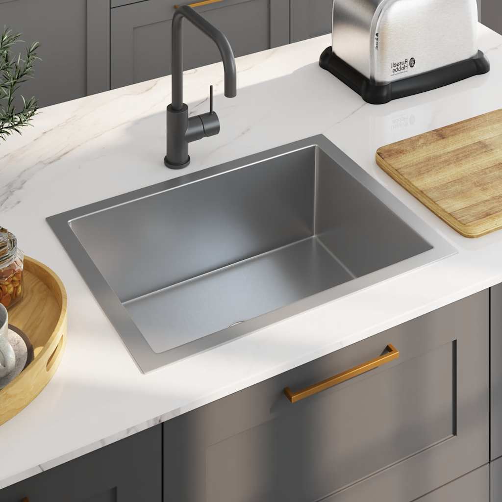   Handmade Stainless Steel Kitchen Sink   Handmade Stainless Steel Kitchen Sink