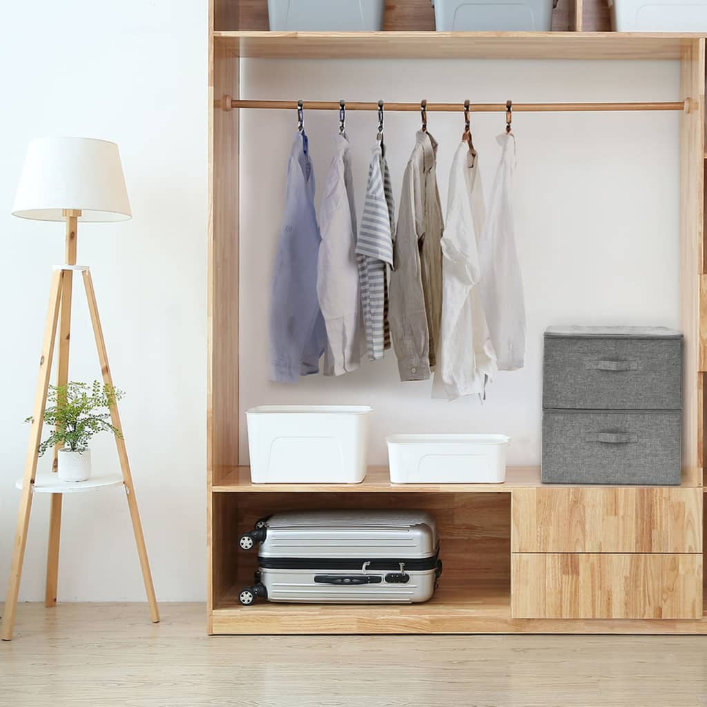 storage boxes, 2 pcs., 43x anthracite