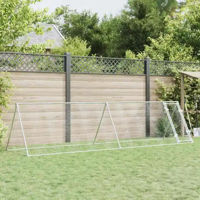 Chicken Cage Silver 200x Galvanized Chicken Cage Silver 400 X 105 X 91 Cm - Shop at LoveMi