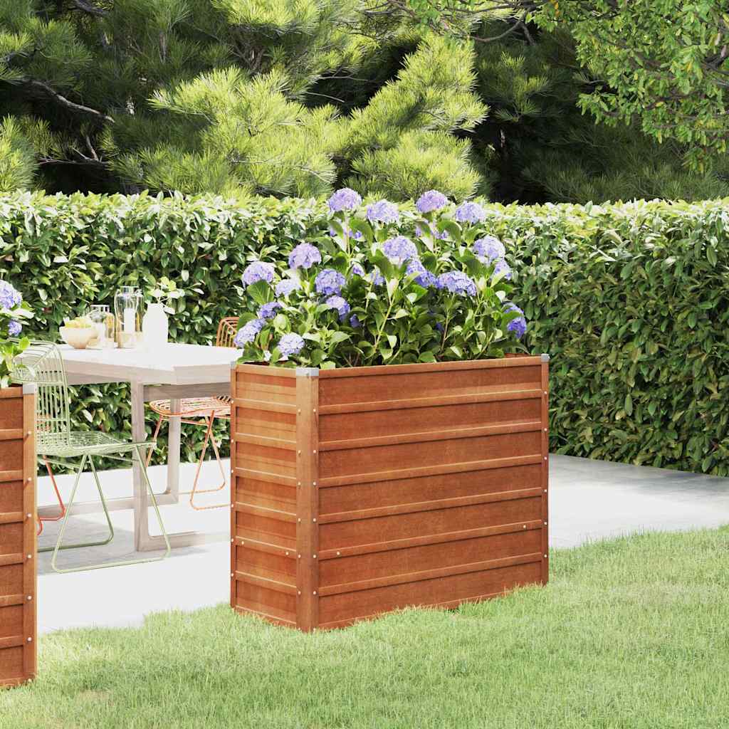 Corten Steel Raised Garden Bed, picture 8 of 12