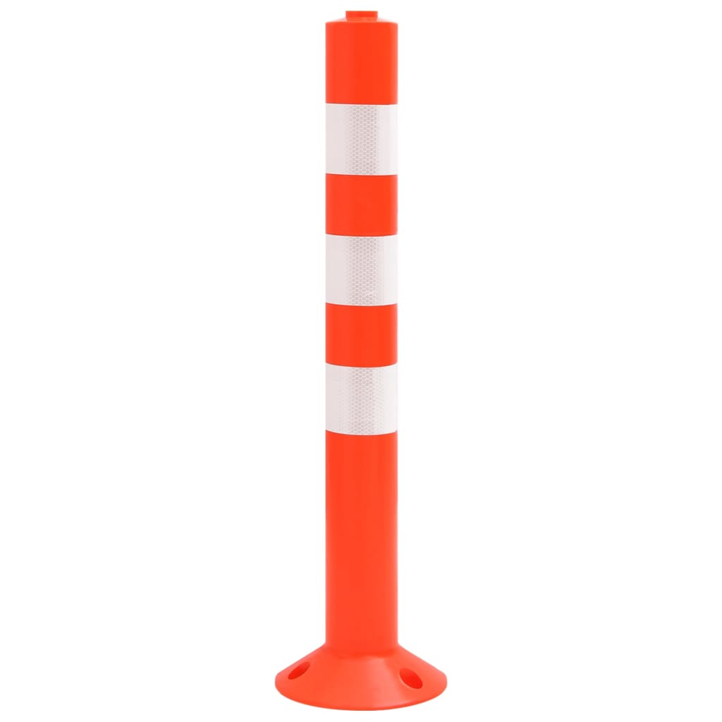   bollards, 10 pieces, with chain, 75 cm