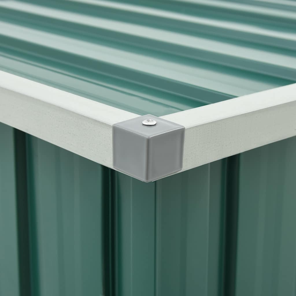 Gartenaufbewahrungsbox aus verzinktem Stahl, robustes Design, vielseitig einsetzbar, einfache Montage, für drinnen und draußen_voghion.com