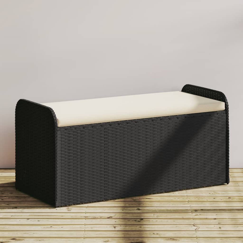   bench with storage & cushion 115x Poly