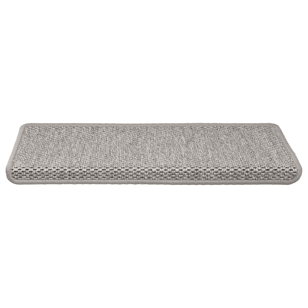   Self-Adhesive Stair Mats, Sisal Look, 15 Pieces, 65x  