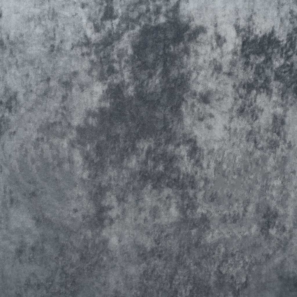   Curtain Set of 2 Silver Velvet