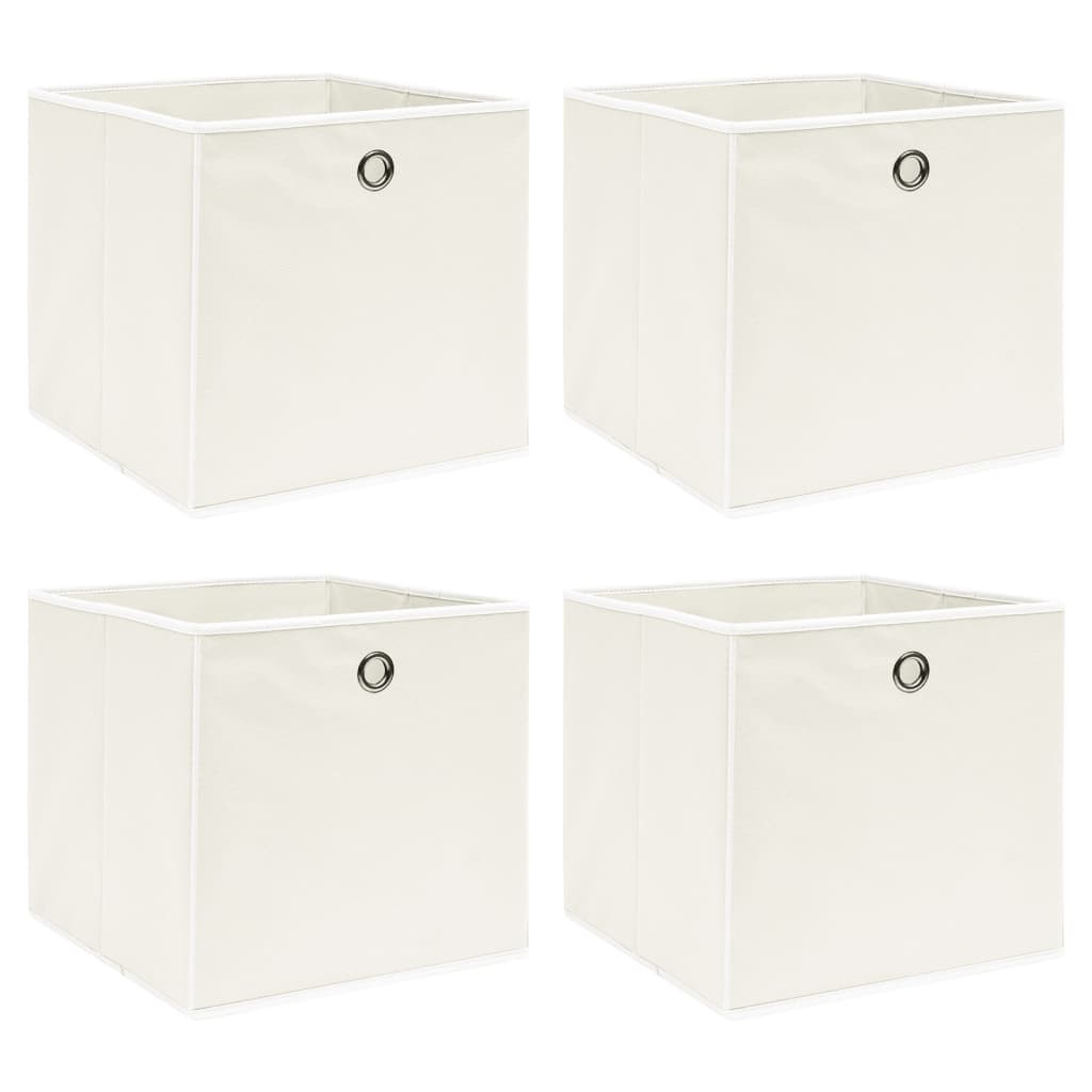 storage boxes with lids, 4 pieces, 32x