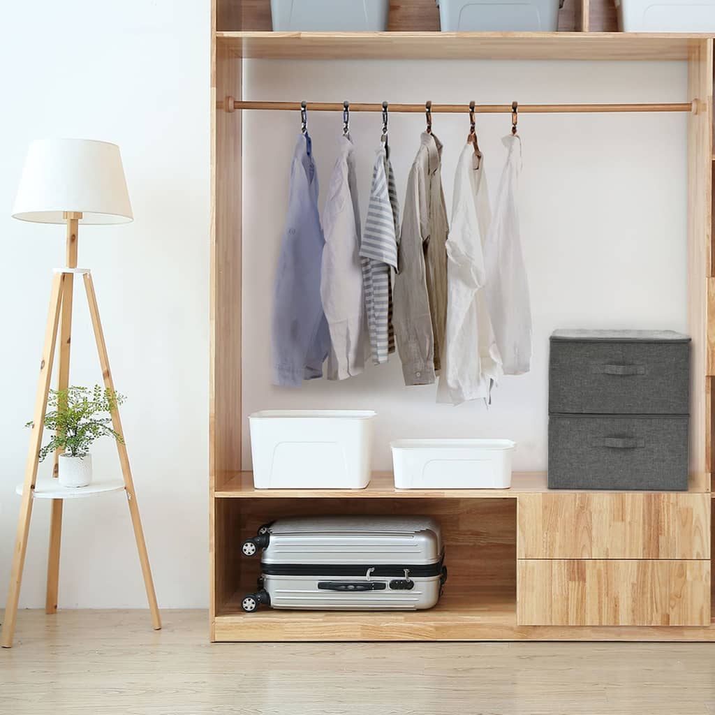 storage boxes, 2 pcs., 43x anthracite