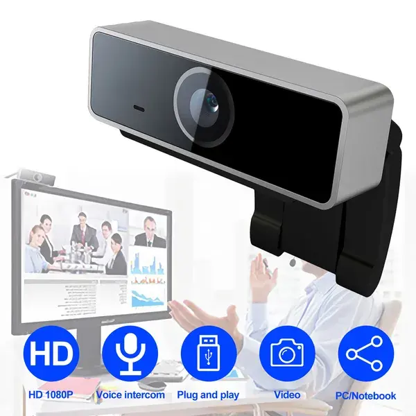 FHD 1080P Webcam USB PC Computer