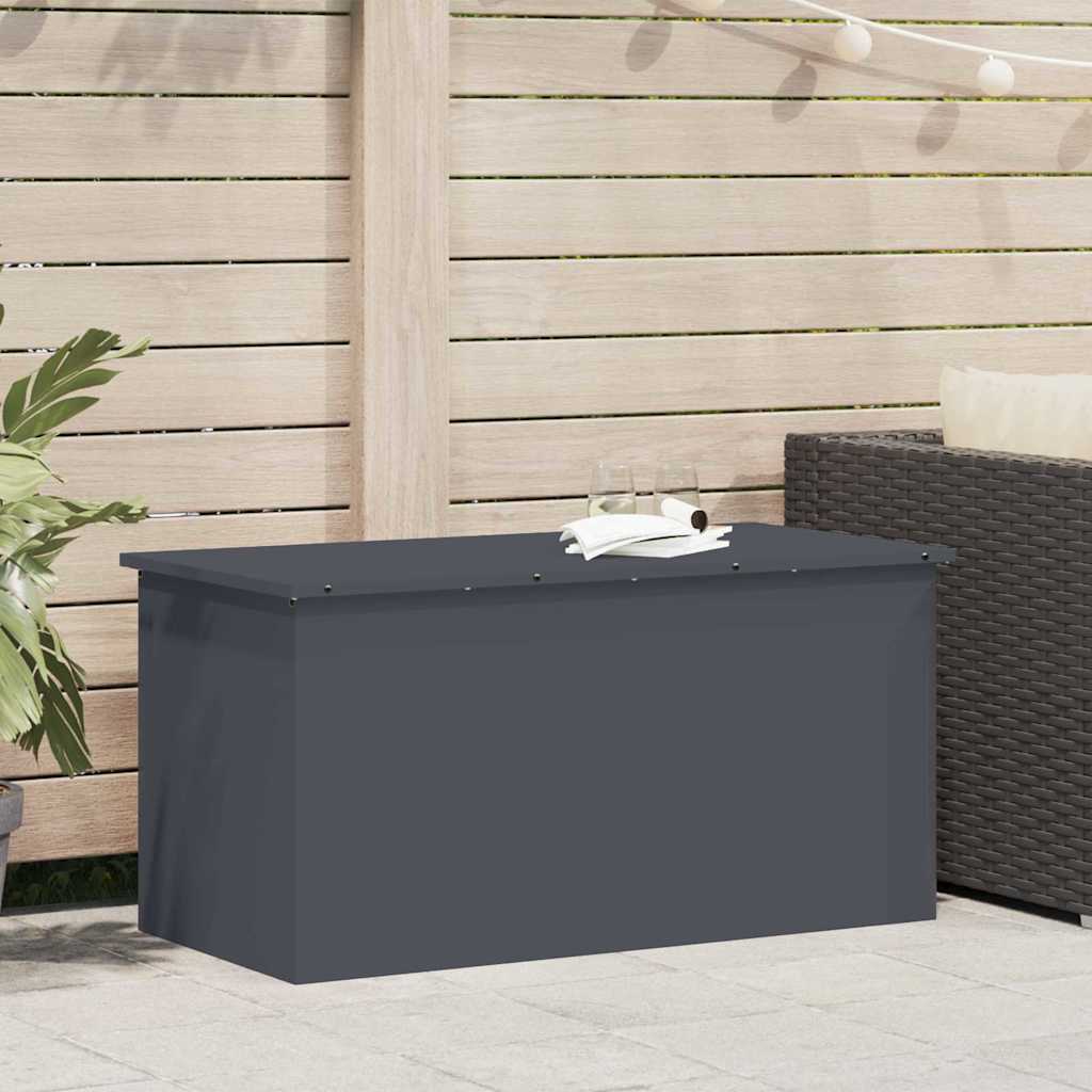 outdoor storage box 100 x 50. Cold-rolled   outdoor storage box – anthracite, 100 x 50.5 x 50 cm