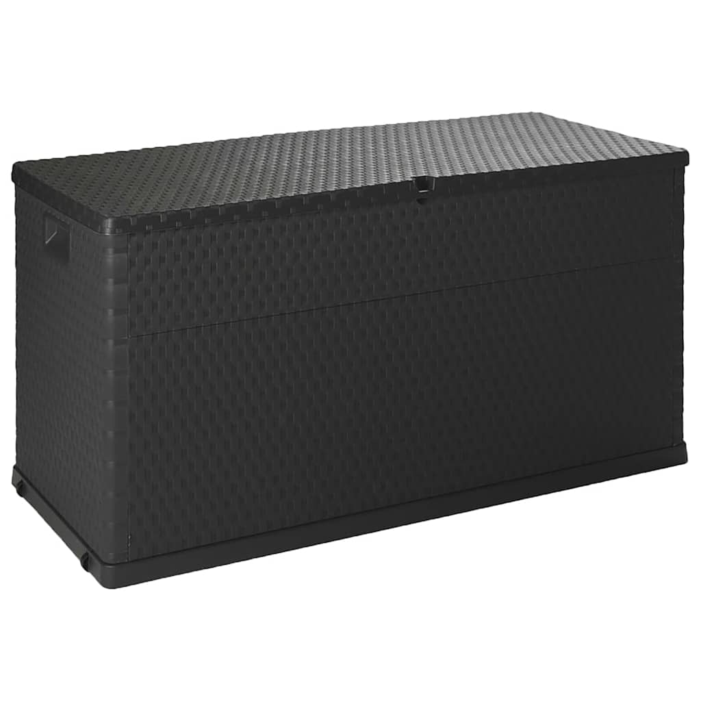   Garden Storage Box Anthracite 120x PP Rattan