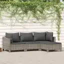 2X Armchairs + Middle Section + Footrest