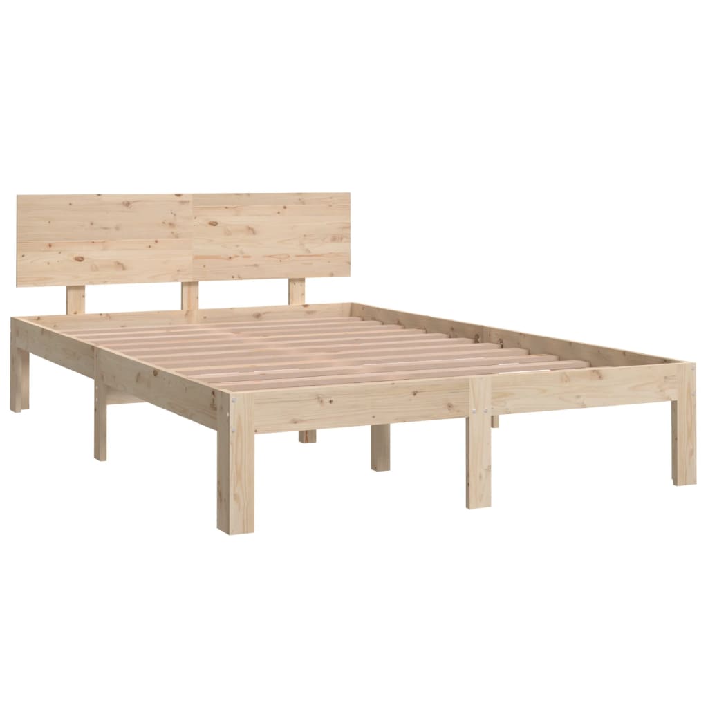 solid wood bed solid wood bed solid wood bed pine Product Image