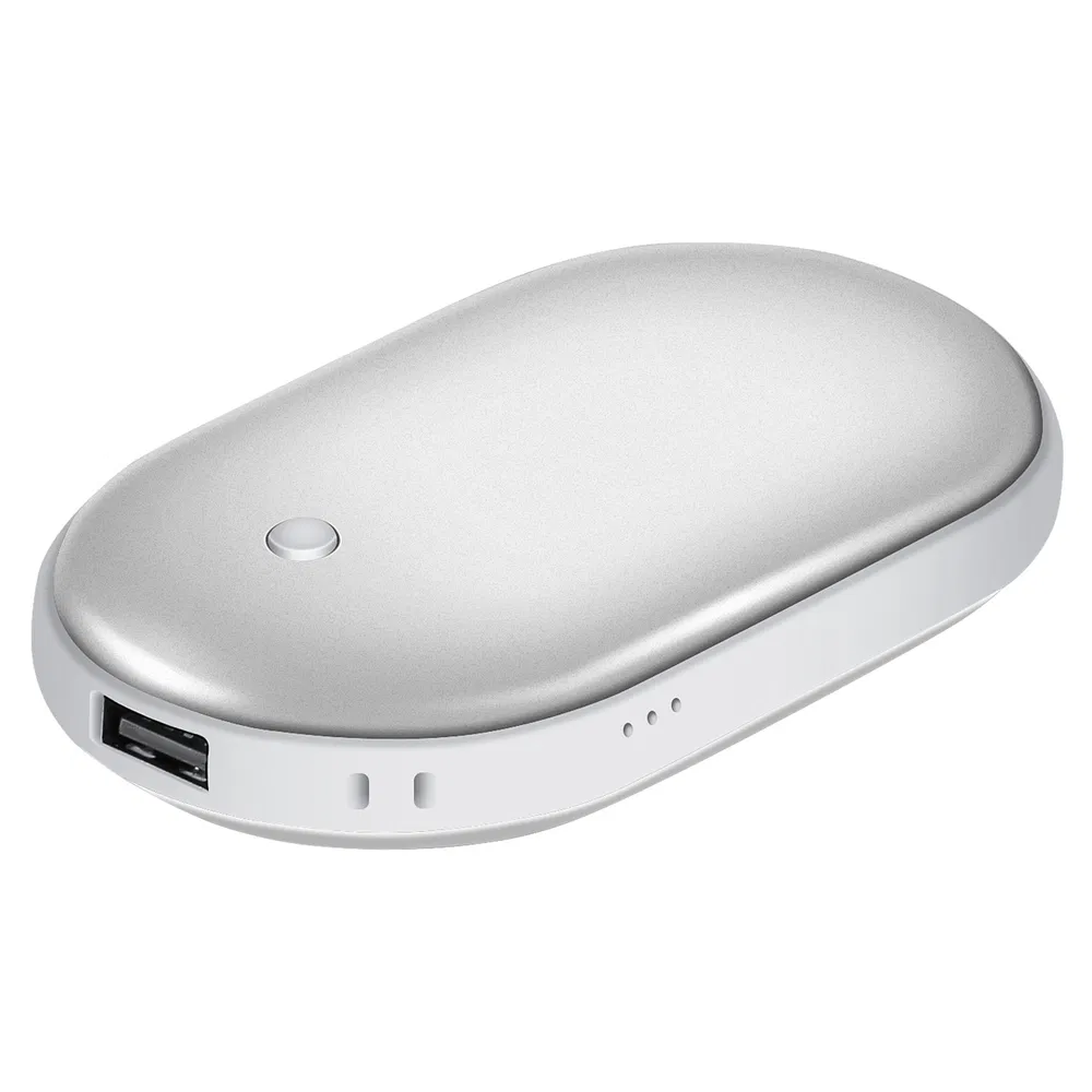 Portable Hand Warmer 5000mAh Power Bank Rechargeable Pocket Warmer Double-Sided Heating Handwarmer - 3