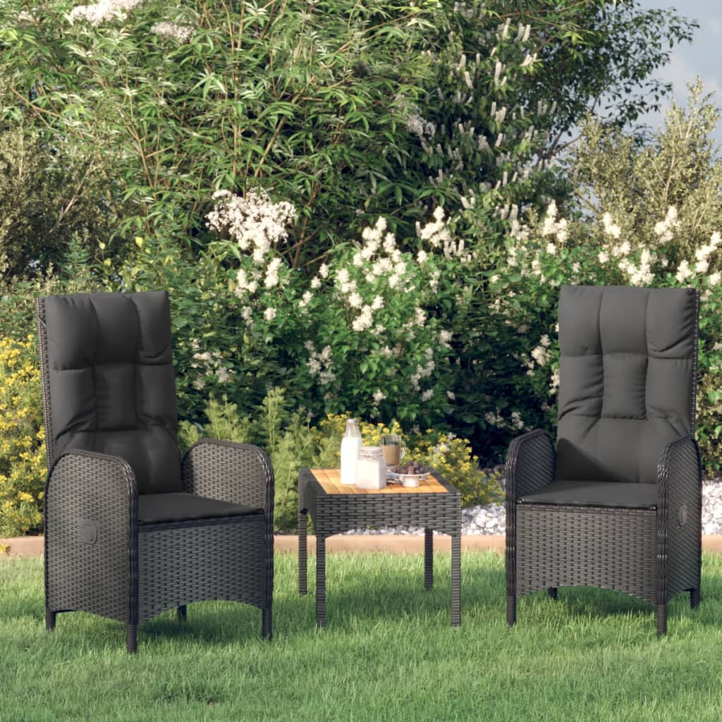 Garden Chairs, . Poly Rattan Gray - Shop at LoveMi