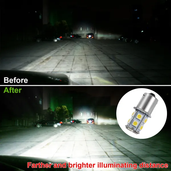20Pcs 12V Car Light Bulbs 4500K 14MM Aluminum Alloy Turn Signal Light