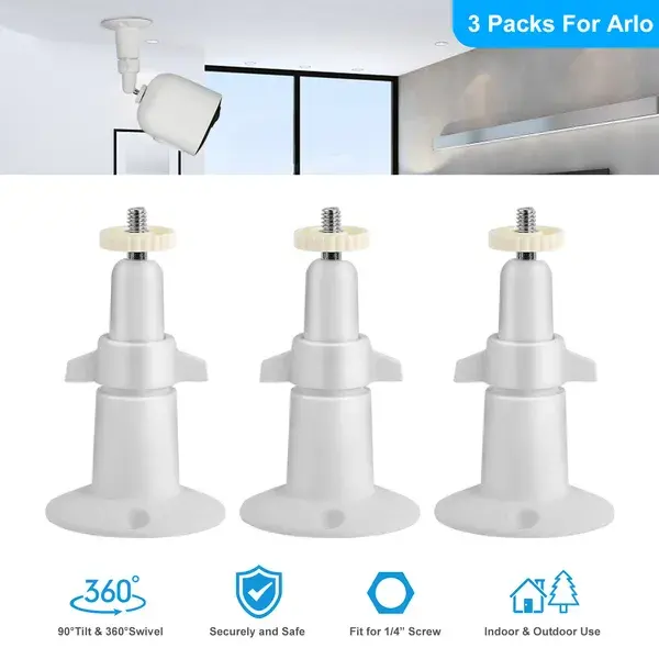 3 Packs Security Camera Wall Mount