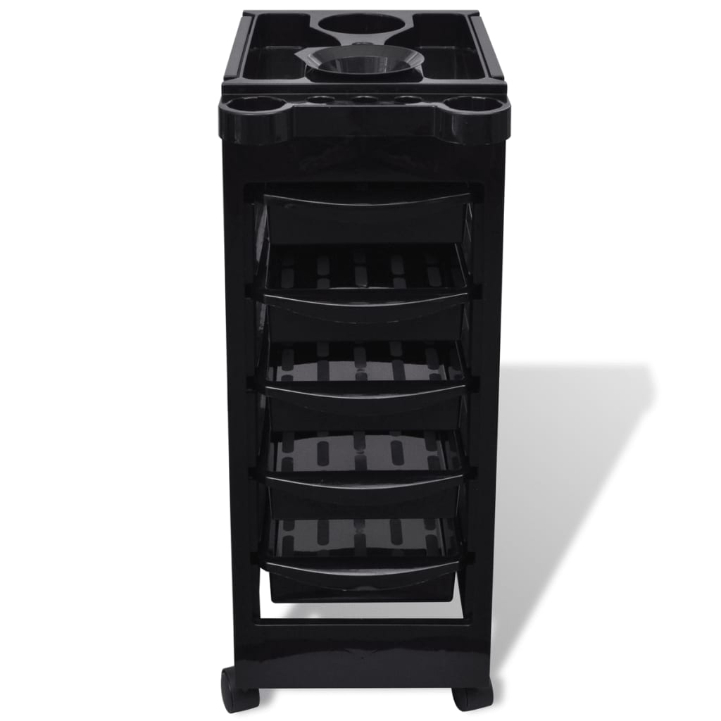  Hairdressing Trolley, Plastic with Wheels 3